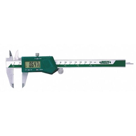 Digital Caliper, SS, 0-6"/0-150mm Range