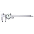 Dial Caliper, 0-6" Range, 1-1/2" Jaw D, SS