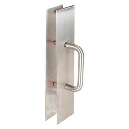 DOOR PULL PLATE 4X16" W/ 8" CTC PULL