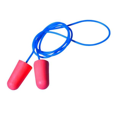 X-Treme Disposable Foam Ear Plugs, Bullet Shape, 32 dB, Orange, 100 PK