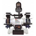 Bench Grinder, 6 in Max. Wheel Dia, 60 Grinding Wheel Grit