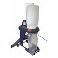 Wood Dust Collector, 650 cfm CFM Max Flow, 3/4 hp, Single Phase