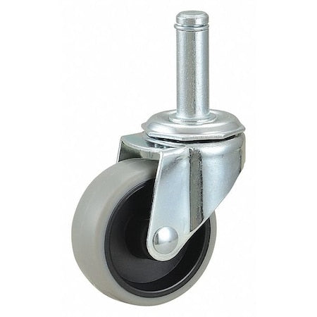 Stem Caster, 75 lb. Load Rating, Zn Plated