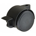 Stem Caster, 75 lb. Load Rating, Zn Plated