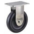 NSF-Listed Plate Caster, 350 lb. Load Rating, Rigid
