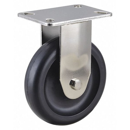 NSF-Listed Plate Caster, 350 lb. Load Rating, Rigid
