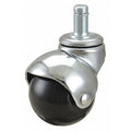 Stem Caster, 2"dia, Polyolefin, 70lb