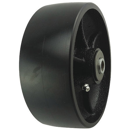 Caster Wheel, 6"dia, 2, 000 lb, Black