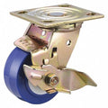 Plate Caster, 600 lb. Load Rating, Swivel