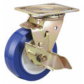 Plate Caster, 750 lb. Load Rating, Swivel