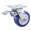 NSF-Listed Plate Caster, 750 lb. Load Rating, Swivel