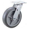Plate Caster, 600 lb. Load Rating, Swivel