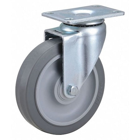 NSF-Listed Plate Caster, 200 lb. Load Rating, Swivel