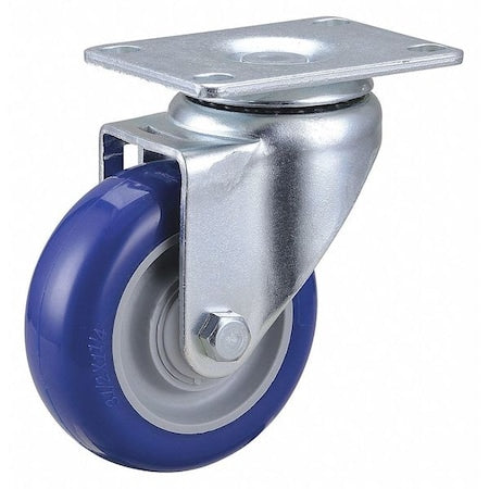 NSF-Listed Plate Caster, 250 lb. Load Rating, Swivel