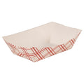 Paper Disposable Food Tray 1/4 lb., Red, Pk1000