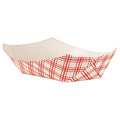 Paper Disposable Food Tray 1 lb., Red, Pk1000