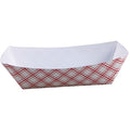 Paper Disposable Food Tray 3 lb., Red, Pk500