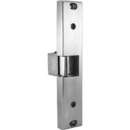 Electric Door Strike, Stainless Steel, Brushed, For Use With: Rim Exit Device