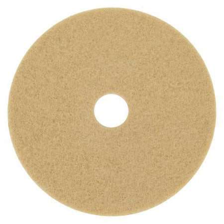 Burnishing Pad, Tan, Shape Round, PK5