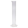 Graduated Cylinder, Clear, Plastic, 500mL