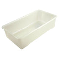 Stack & Nest Storage Tote, 3.5 gal, 19 in L x 10-1/4 in W x 5-1/8 in H, Natural, Polypropylene