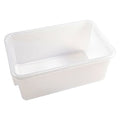 Stack & Nest Storage Tote, 1.5 gal, 12 in L x 7-3/4 in W x 5-1/8 in H, Natural, Polypropylene