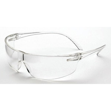 SVP200, Safety Glasses, Anti-Scratch, Clear Lens, Clear Frame, Frameless