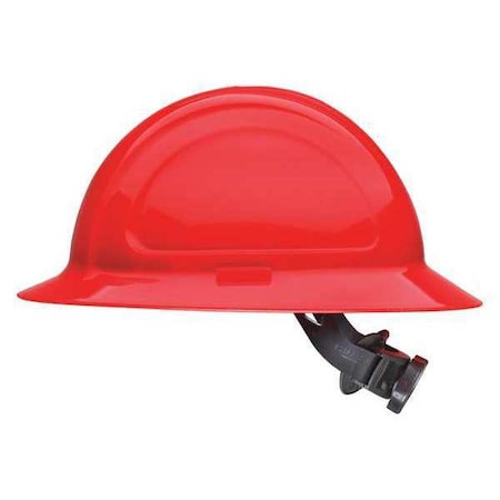 Hard Hat, N20, Polyethylene, 4 Point Ratchet, Type 1, Class E, Red