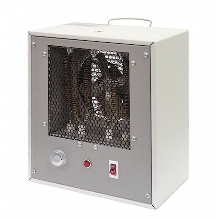 Portable Electric Heater, 1500/750, 120V AC, 1 Phase, 5118 / 2560 BtuH, Non-Oscillating