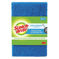 Scouring Pad, 6" L x 3-7/8" W, Blue, PK10