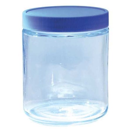 Bottle, Wide Mouth, Glass, 8 oz., PK24
