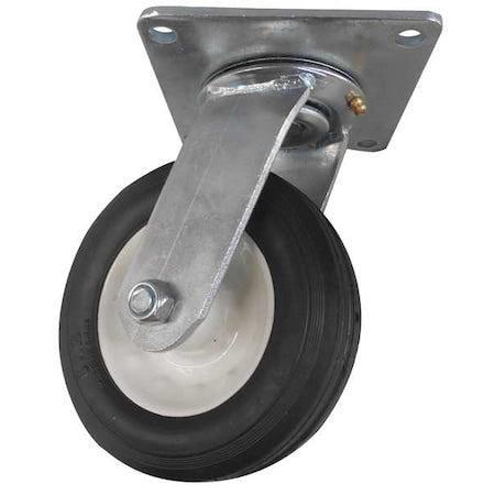 Semi-Pneumatic Caster, Light-Duty, Ribbed