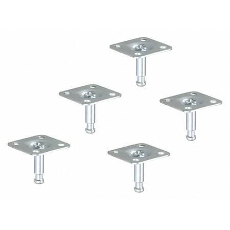 Caster Mount, 7/32" Mount, Bolt Dia