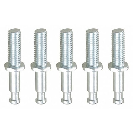 Caster Mount, Threaded Stem, 1" L Stem