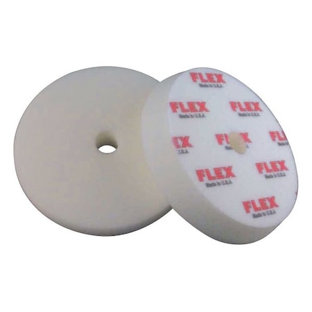 Polishing Pad,5-1/2"" Size,Foam,White