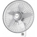 18" Blade Dia Wall Mount Fan, Oscillating, 3 Speeds, 120VAC, Remote Control