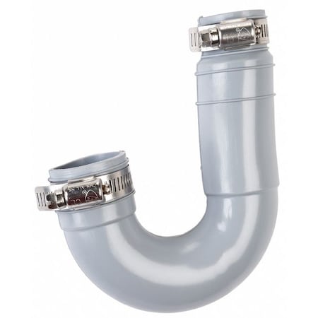 Flexible P-Trap Connector, Plastic, 5" L