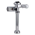 Toilet Automatic Flush Valve, 1.1 gpf gpf, Polished Chrome, 1 in, 1 1/2 in Spud Coupling