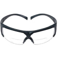 SecureFit(TM) 600 Reader Safety Glasses, Gray Wraparound Frame, 3.0 Diopter, Clear Lens, Universal