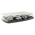 Mini Lightbar, LED, Amber/Clear, 15"" L