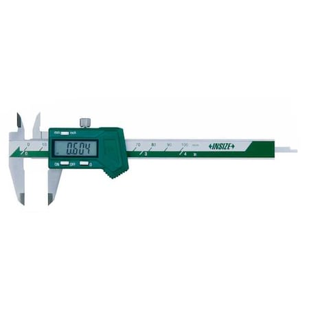 Digital Caliper, SS, 0-4"/0-100mm Range