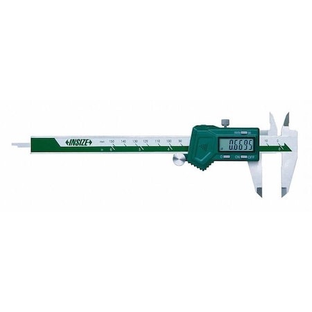 Digital Caliper, SS, 0-8"/0-200mm Range