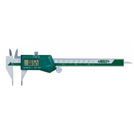 Digital Caliper, SS, 0-6"/0-150mm Range