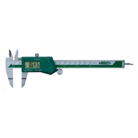 Digital Caliper, SS, 0-6"/0-150mm Range