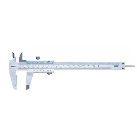 Vernier Caliper, SS, 0 to 8" Range, 2"Jaw D