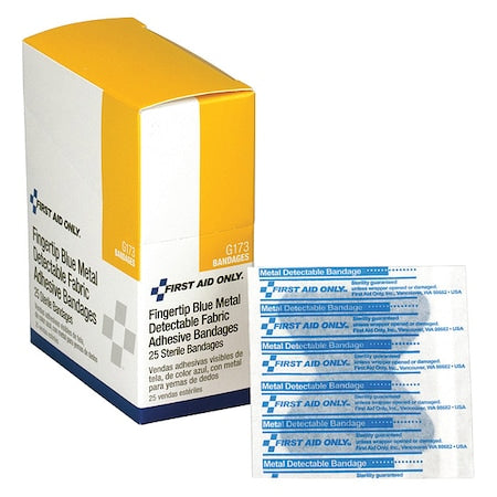 Fingertip Bandage, Woven, 1-3/4 in. W, PK25