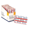 Adhesive Bandage, Knuckle Bandages, 3 in Length, 1 1/2 in Wide, Not Metal Detectable, PK100