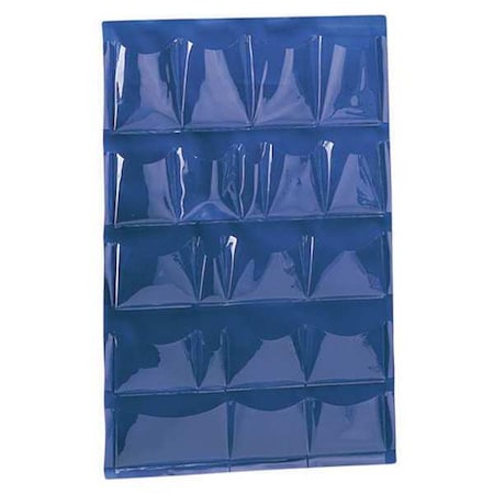 Replacement Pockets, 22 in. H, 20 Pockets
