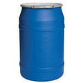 Open Head Transport Drum, Polyethylene, 55 gal, Unlined, Blue