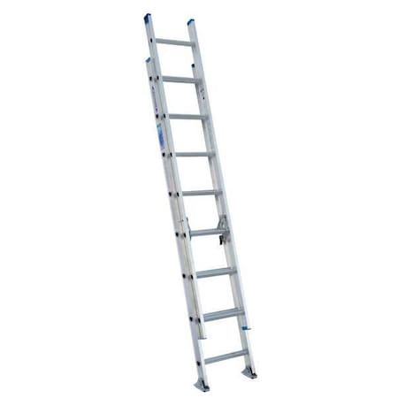 16 ft Aluminum Extension Ladder, 250 lb Load Capacity
